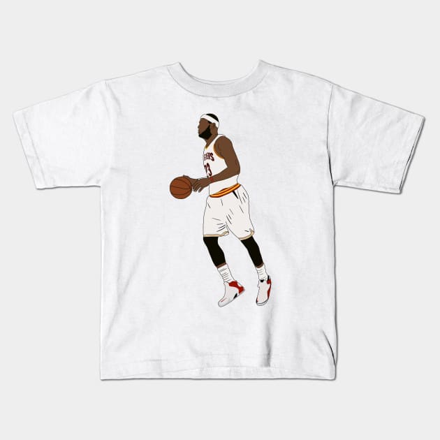 Lebron James mvp Kids T-Shirt by Zachariya420